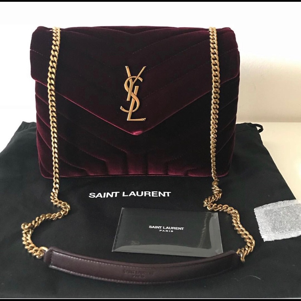 Red Velvet YSL bag.